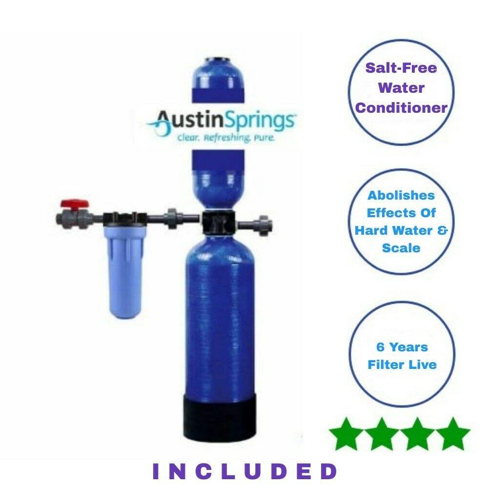 Whole House CITY Water Filter 1 Mil Gal + Conditioner Tank UV Post + Pre Filter
