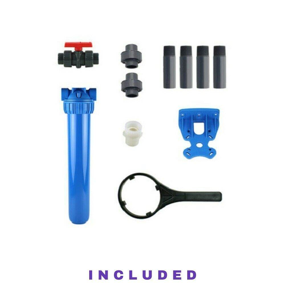 Whole House CITY Water Filter 1 Mil Gal + Conditioner Tank UV Post + Pre Filter