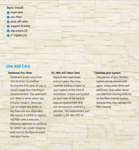 Whole House CITY Water Filter 1 Mil Gal + Conditioner Tank UV Post + Pre Filter