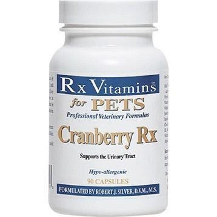 Rx Vitamins For Pets Cranberry Rx UTI Treatment 90 Capsules for Dogs and Cats
